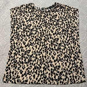 Animal print top